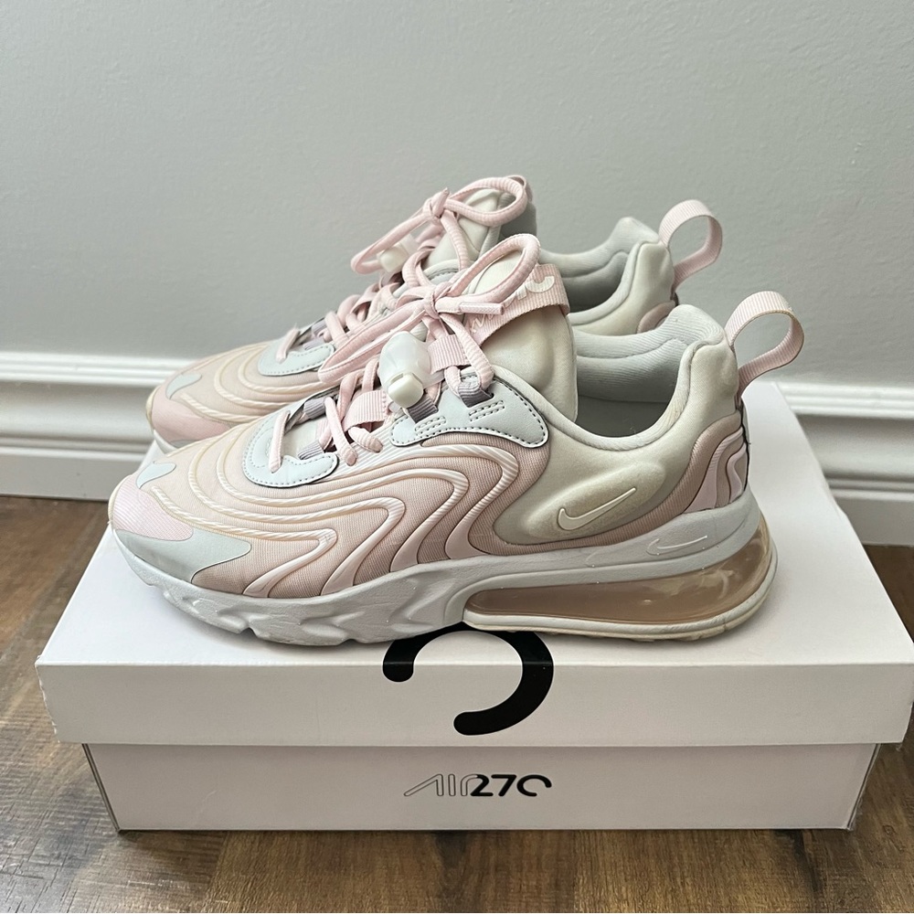 Nike Air Max 270 React ENG | Womens 7 | Photon Dust/Summit White